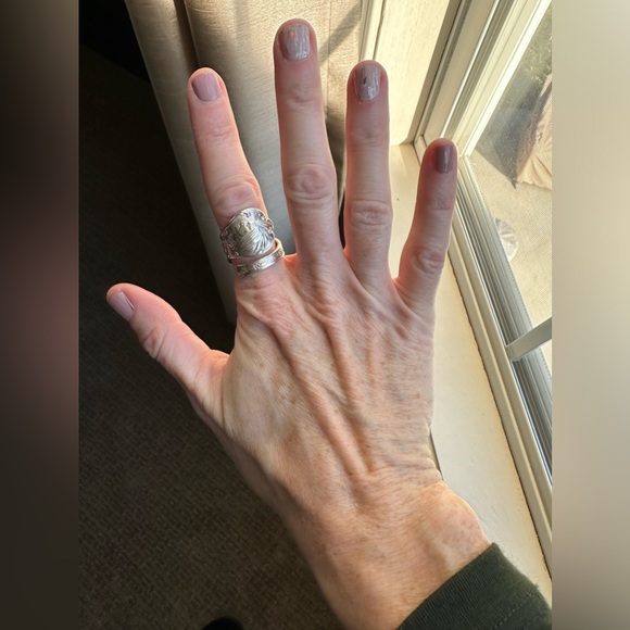 STERLING Souvenir Spoon Ring - Picture 11 of 17